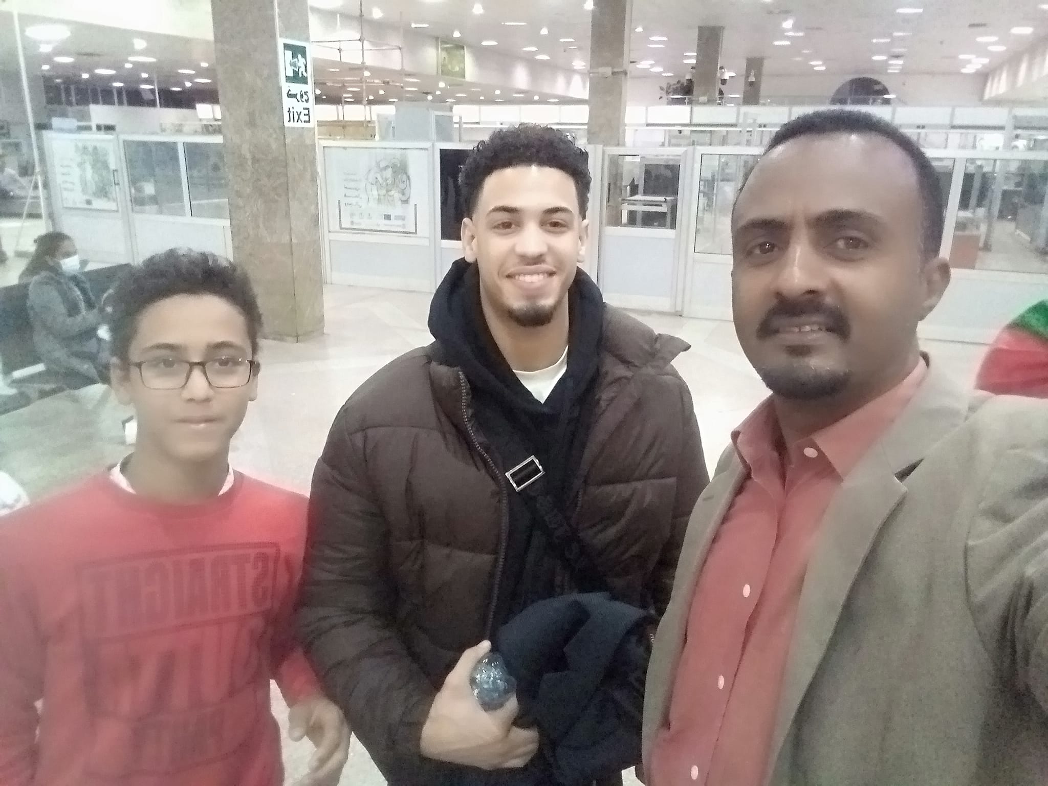وصول اللاعب راني بابكر إلى السودان